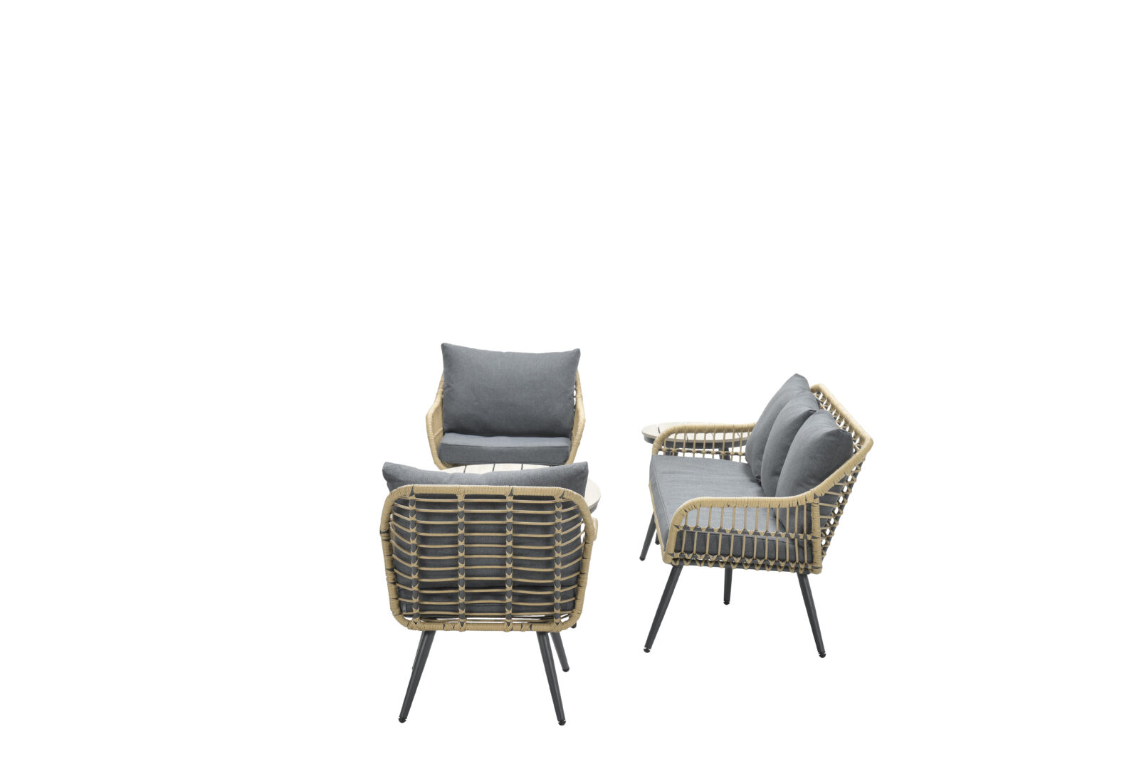 Loungeset Margriet | 5-persoons | Carbon black | 5-delig 21670NF 3 5MB scaled