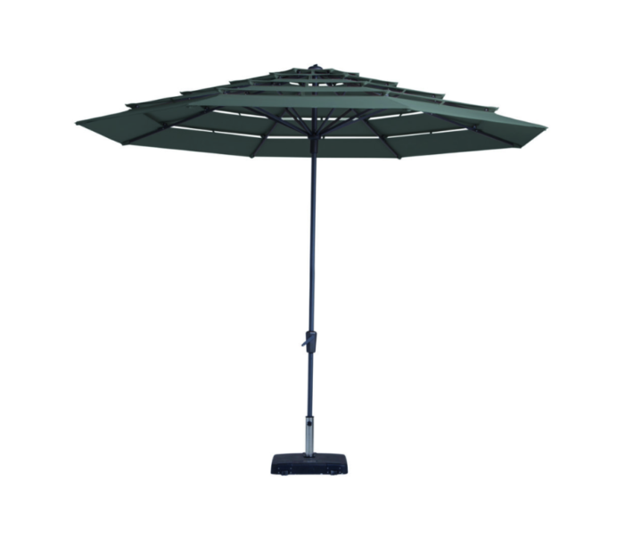 Syros parasol open air 350cm Parasol Moraira 230x230cm taupe 1