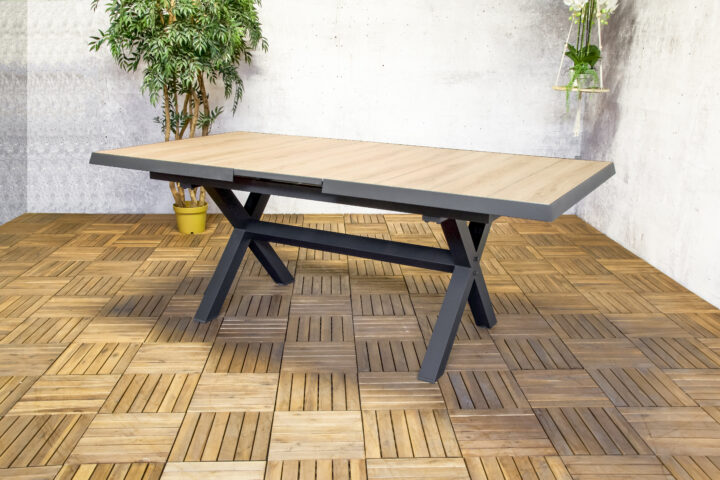 Venetië uitschuifbaar | keramiek | houtkleur Venetie table 2 scaled