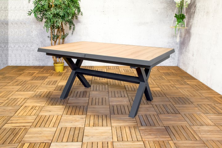 Venetië uitschuifbaar | keramiek | houtkleur Venetie table 4 Small