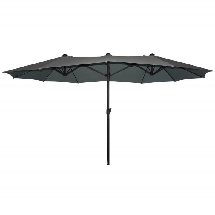 Marbella XL | Inclusief hoes | zwart parasol marbella parasol VanderSpek
