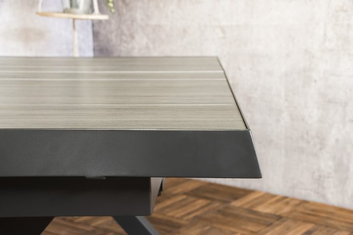 Monaco tafel uitschuifbaar | keramiek | grijs tafel monaco grijs VandersSpek detail hoek scaled