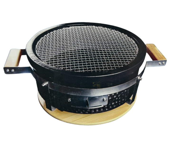 Tafelbarbecue Azzurro Rond | Zwart 1