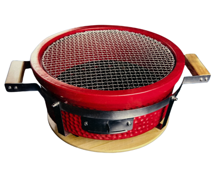 Tafelbarbecue Azzurro Rond | Rood 2 3