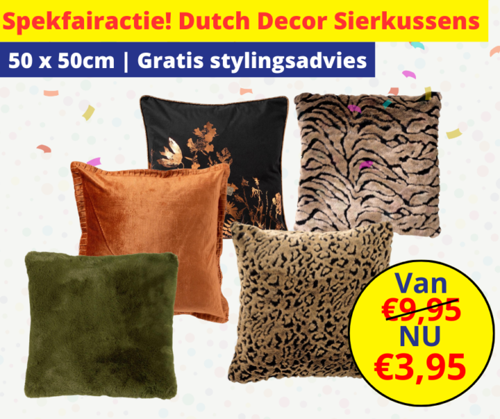 Spekfairactie | Dutch Decor Sierkussens 15 3