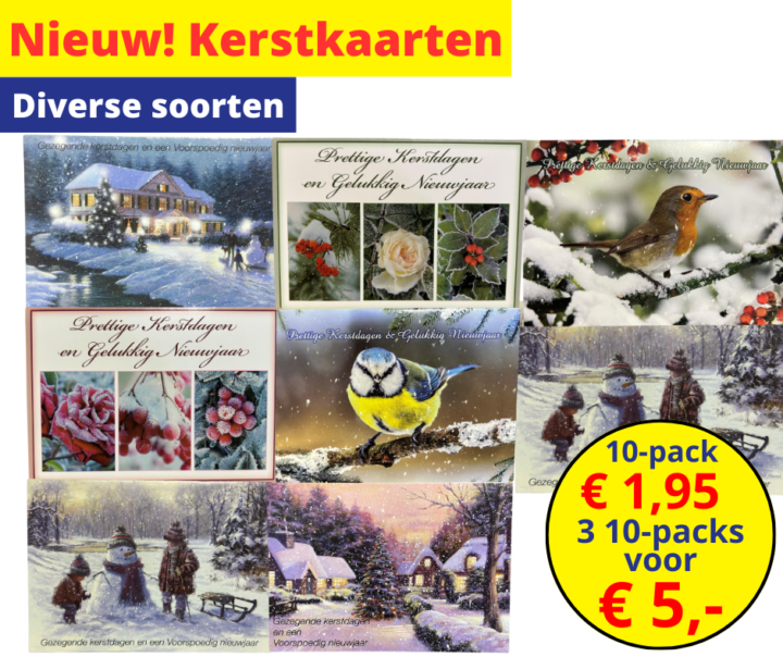 Nieuw! Kerstkaarten 20 3