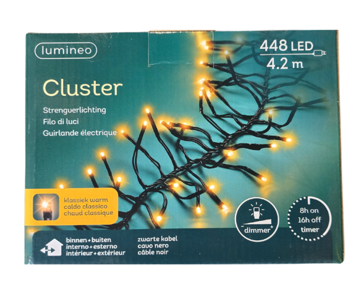 Kerstverlichting Cluster | 448 led | 4.2 m Ontwerp zonder titel 1