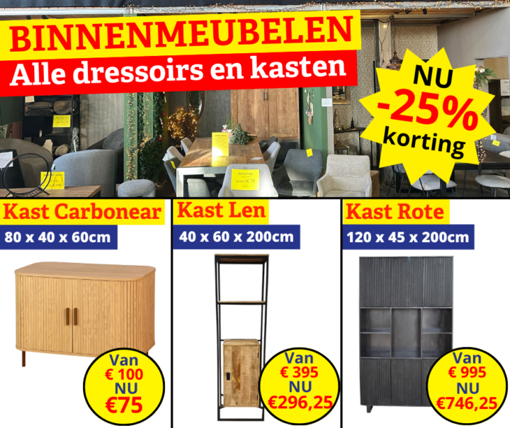 Alle dressoirs en kasten