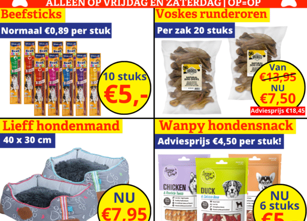 dierendagkoopjes hond