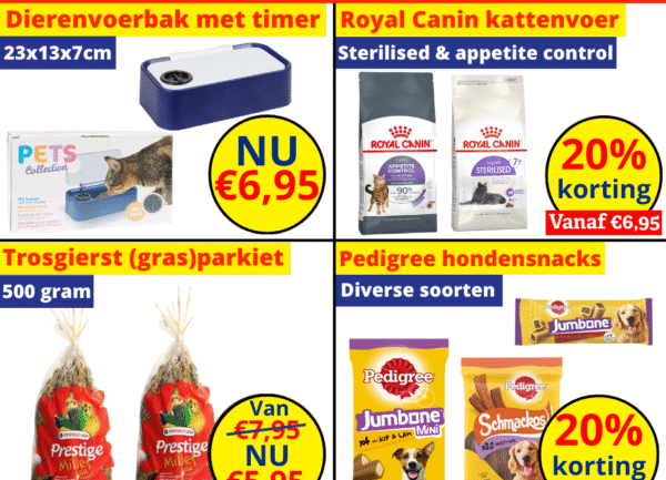 speks dierenkoopjes