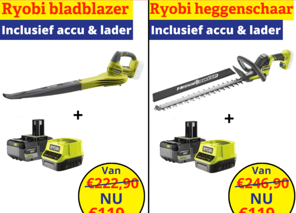 ryobi herfstaanbiedingen