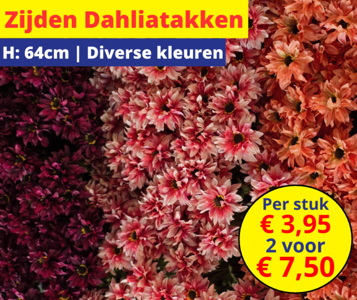 zijden dahliatakken