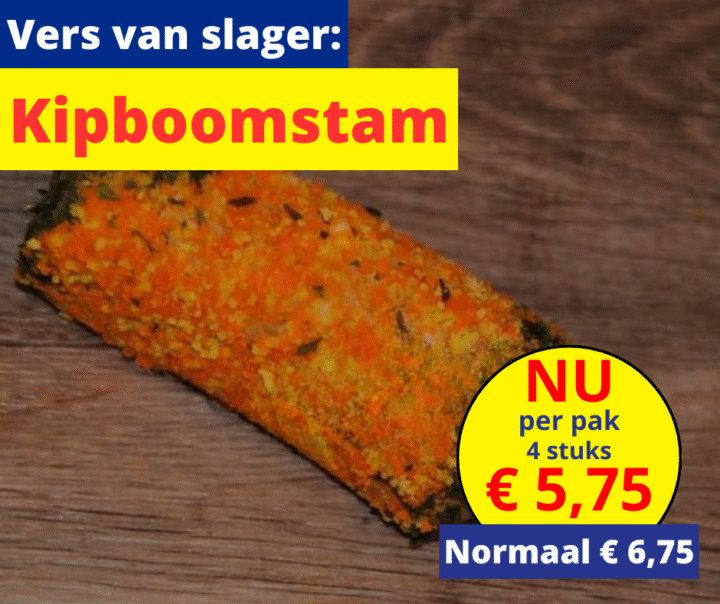 Vers van de slager: Kipboomstam