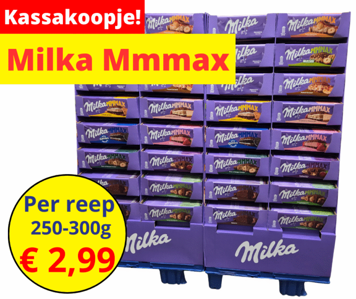 Kassakoopje! Milka Mmmax