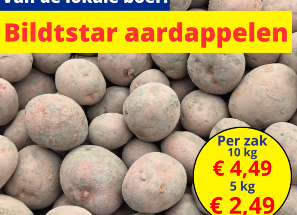Van de lokale boer! Bildtstar aardappelen