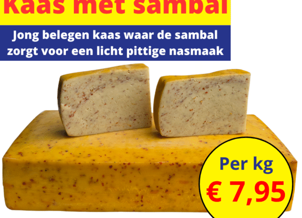 Kaas met sambal