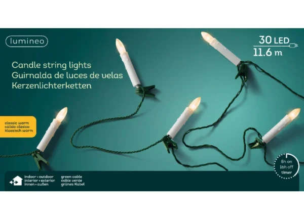 Kerstverlichting Candle light | 30 led | 11.6 m