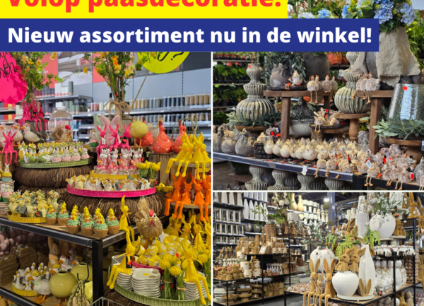 Volop paasdecoratie