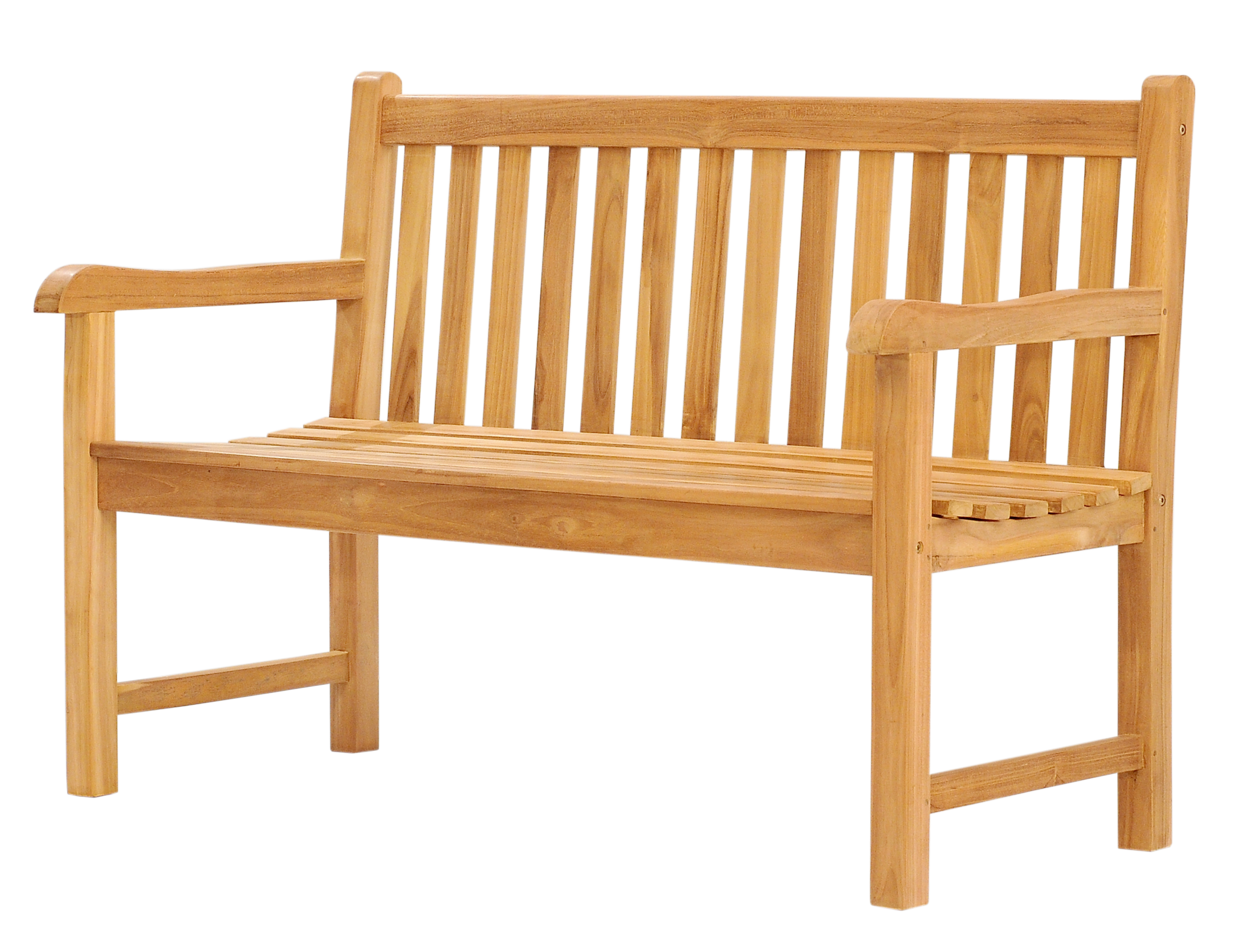 Afbeedling Teakhouten tuinbank 150 - Spekvoordeel.nl