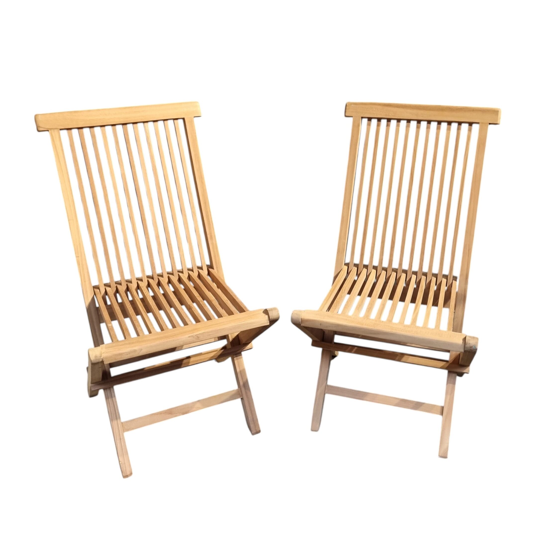 Afbeedling Teak stoel vouwbaar - Spekvoordeel.nl