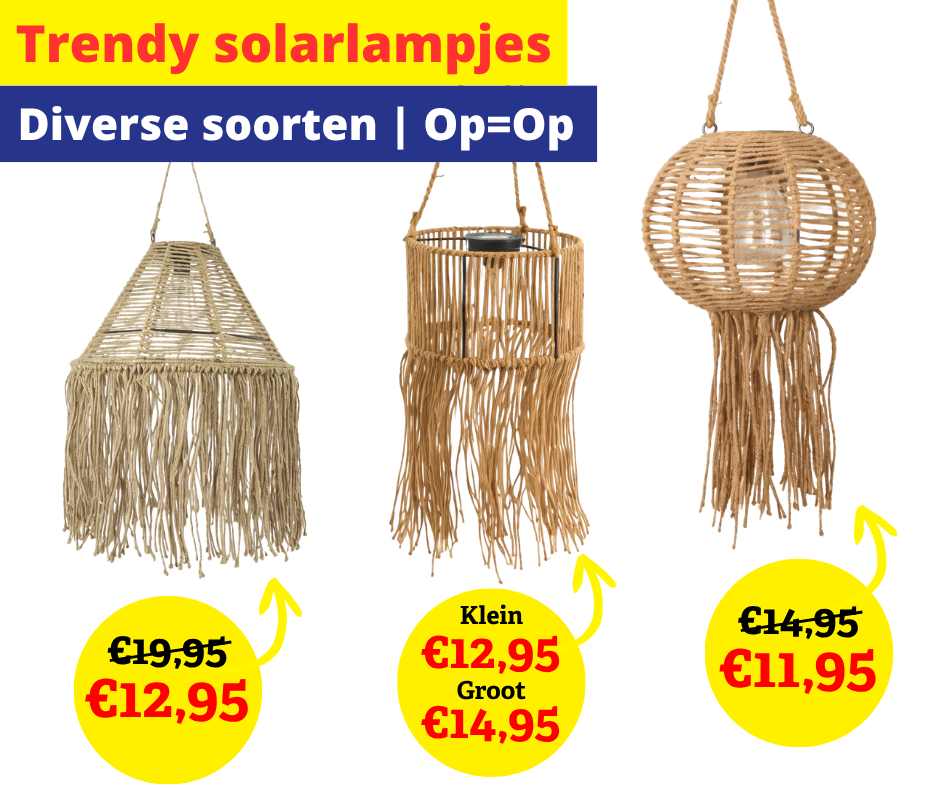 Afbeedling Trendy solarlampjes - Spekvoordeel.nl