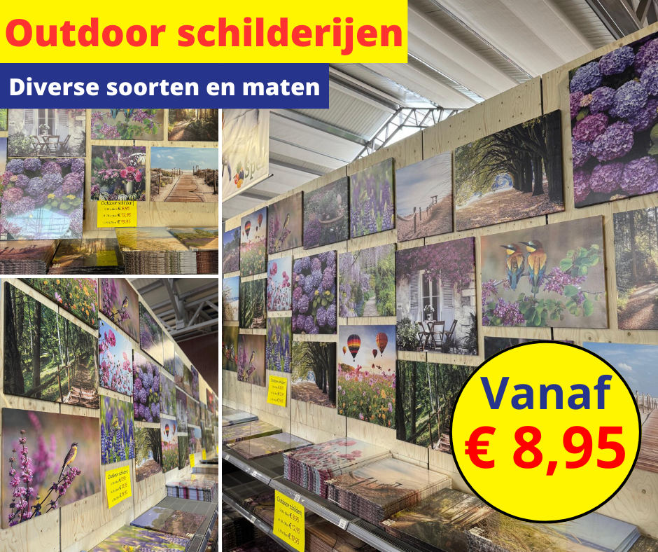 Afbeedling Outdoor schilderijen - Spekvoordeel.nl