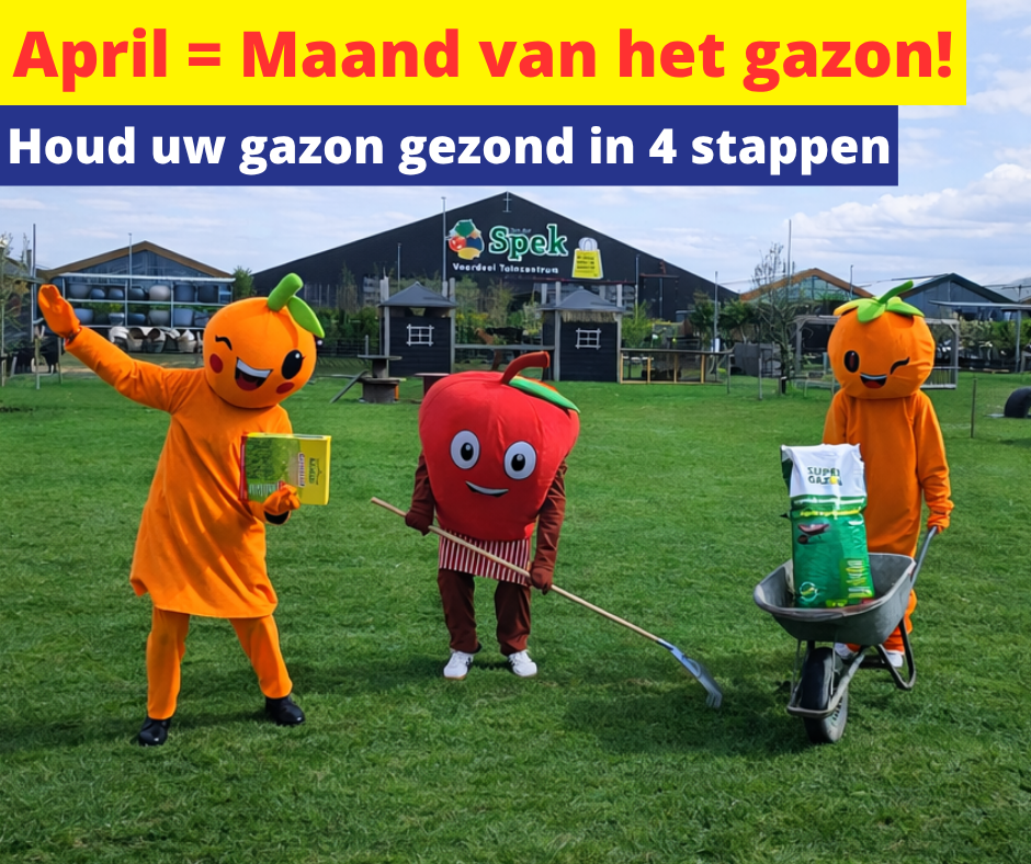 Afbeedling April = Maand van het gazon - Spekvoordeel.nl