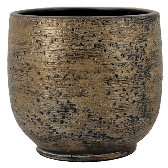 Afbeedling Binnenpot Aveiro bruingoud - Spekvoordeel.nl