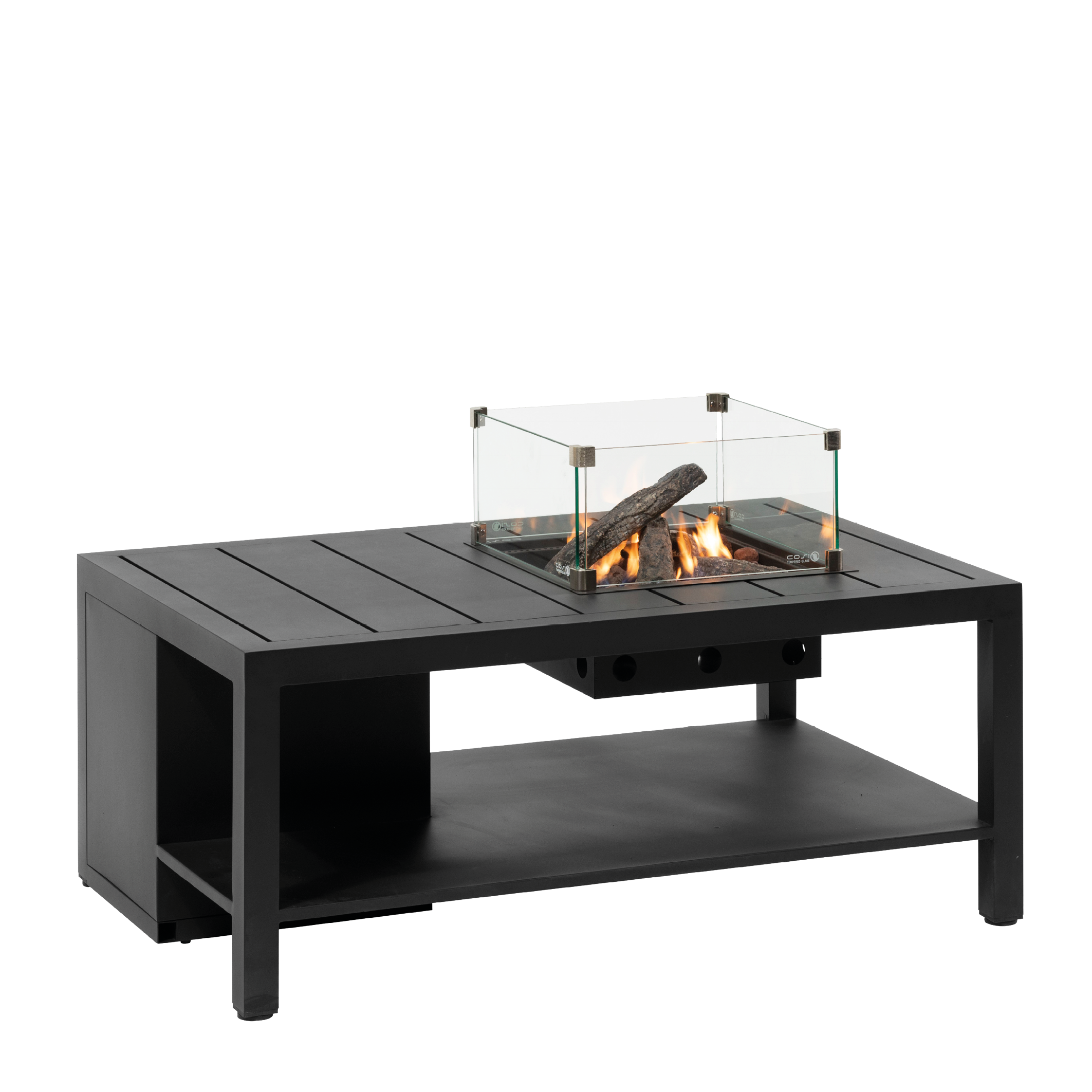 Afbeedling Cosiflow straight anthracite vuurtafel - Spekvoordeel.nl