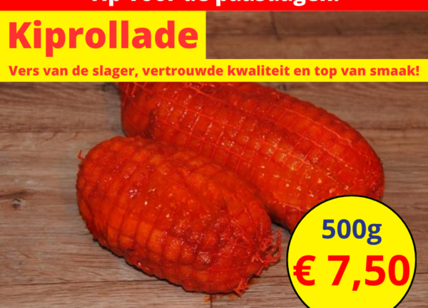 Vers van de slager: Kiprollade