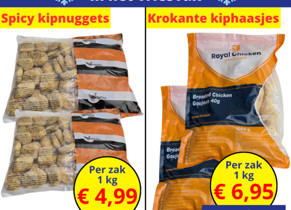 In het vriesvak: Spicy kipnuggets