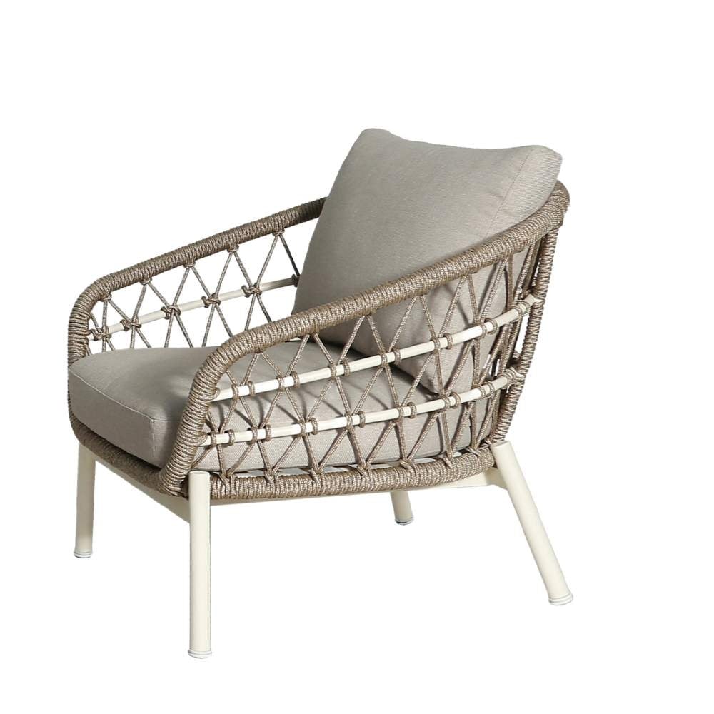 Afbeedling Dakota lounge stoel beige - Spekvoordeel.nl