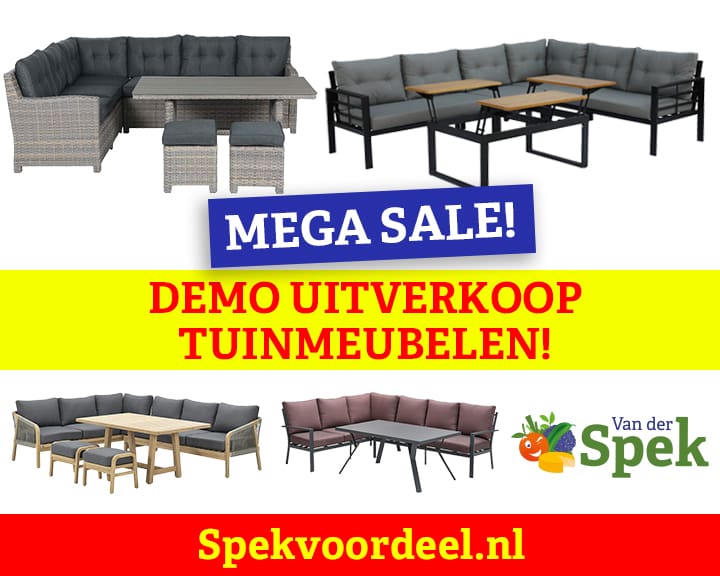Afbeelding bij nieuwsbericht - Tuinmeubel uitverkoop - Spekvoordeel.nl