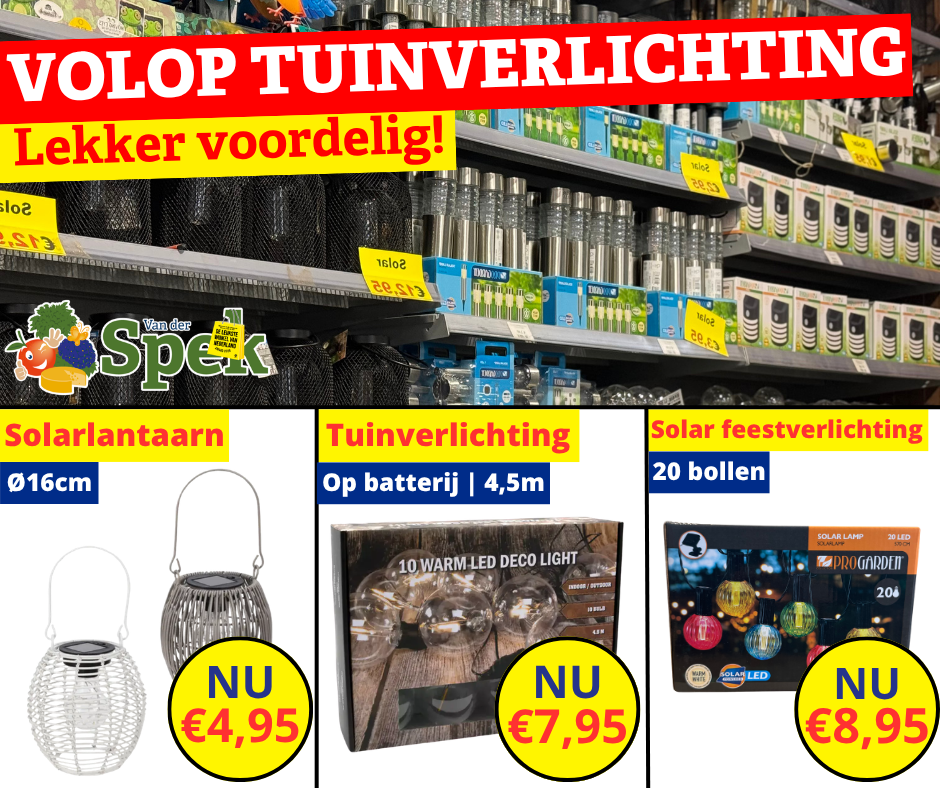 Afbeedling Volop tuinverlichting - Spekvoordeel.nl