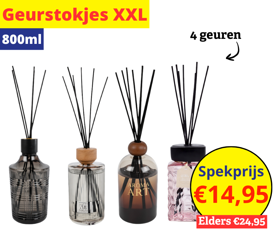 Afbeedling Geurstokjes XXL - Spekvoordeel.nl