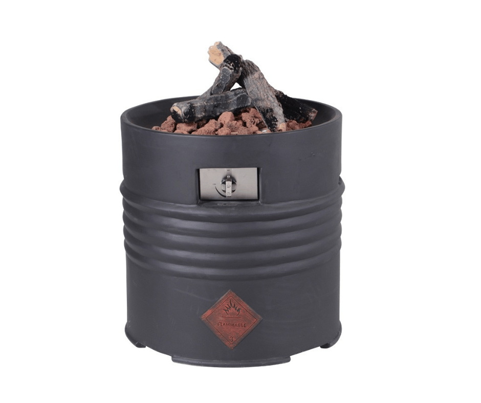 Afbeedling Cozy vuurhaard barrel zwart - Spekvoordeel.nl