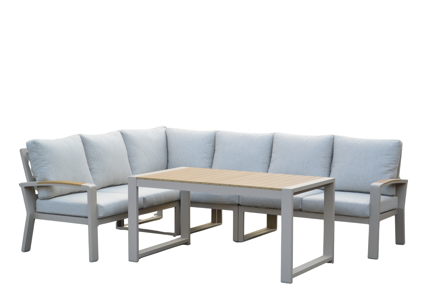 Afbeedling Brugge XL lounge - diningset - Spekvoordeel.nl