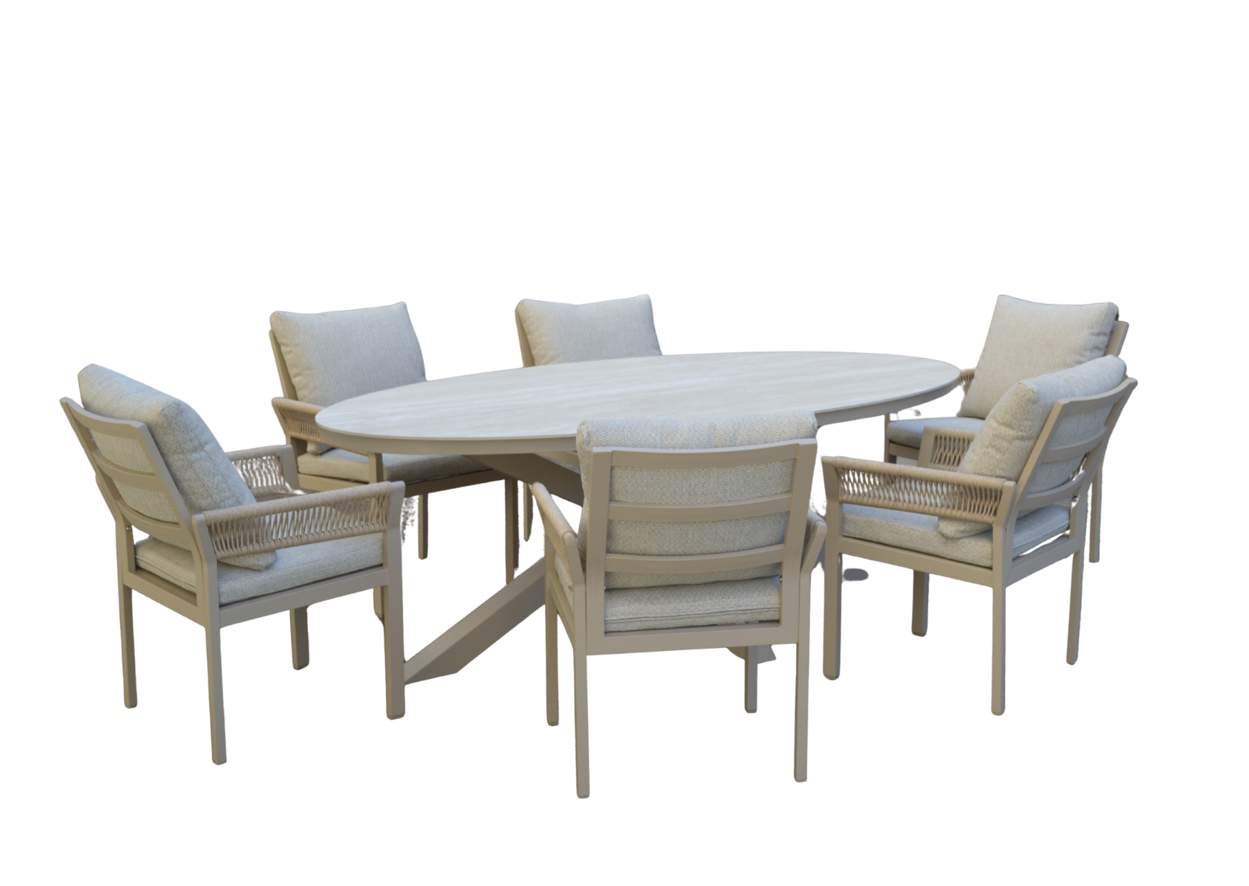 Afbeedling Spektopper diningset 6-persoons (Verona) - Spekvoordeel.nl