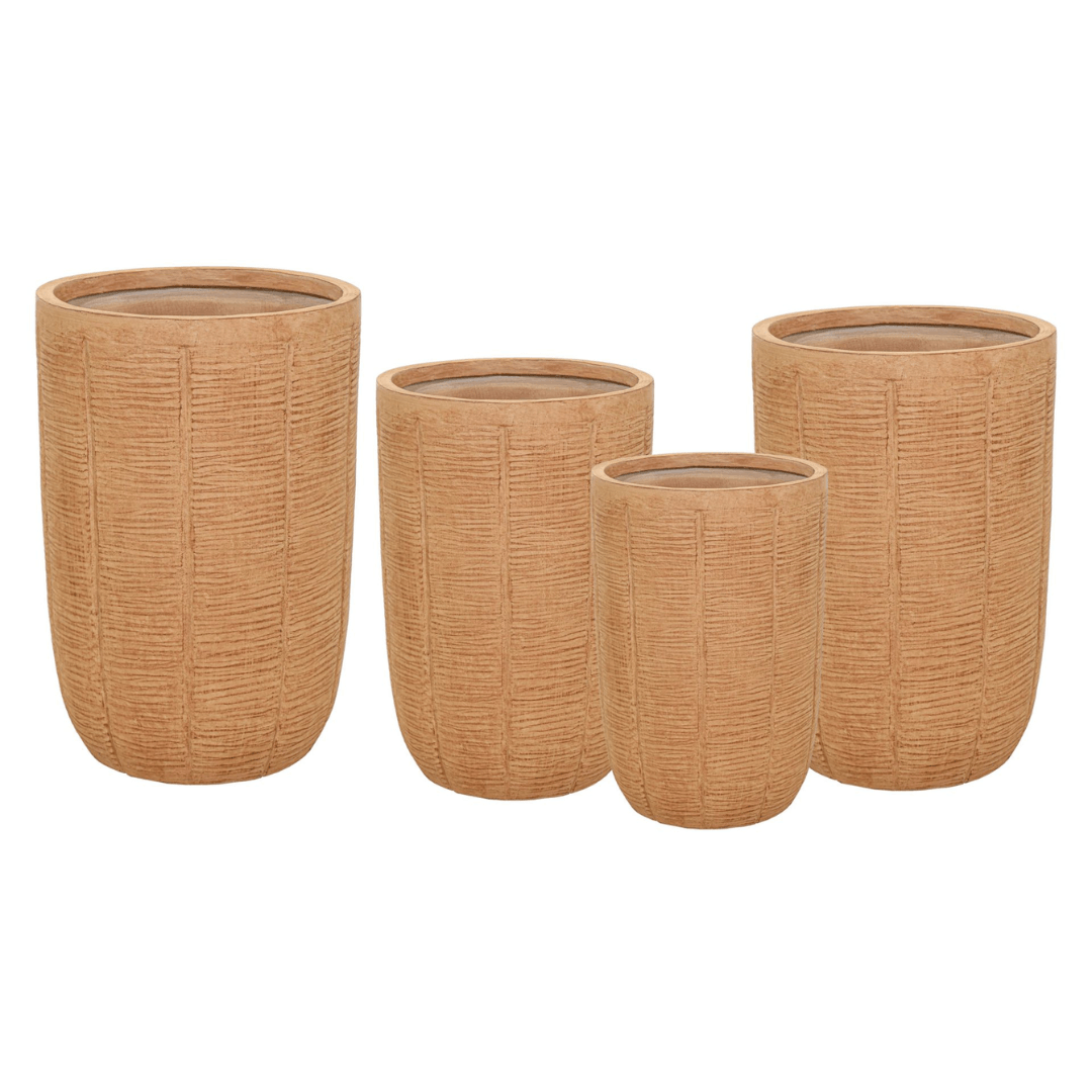 Afbeedling Faya Vase Camel - Spekvoordeel.nl