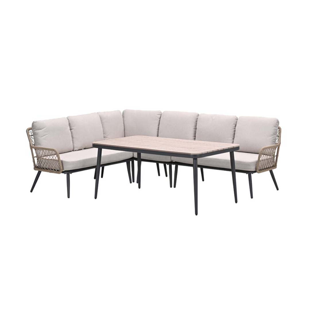 Afbeedling Allasio lounge-diningset - Spekvoordeel.nl