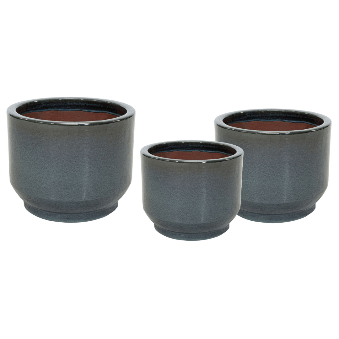 Afbeedling Glazed Pedestal Moss Green - Spekvoordeel.nl