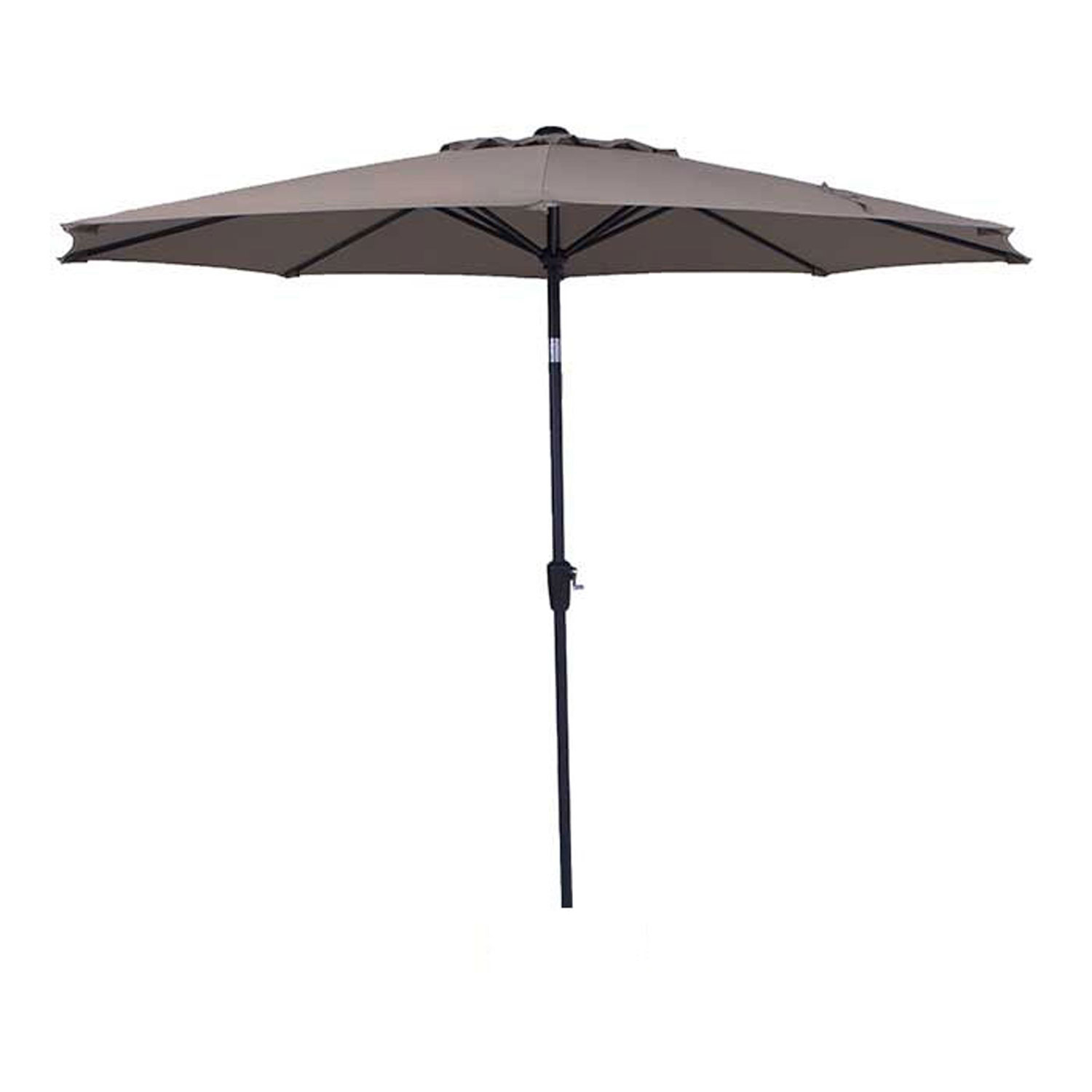 Afbeedling Kreta parasol Ø300cm taupe - Spekvoordeel.nl