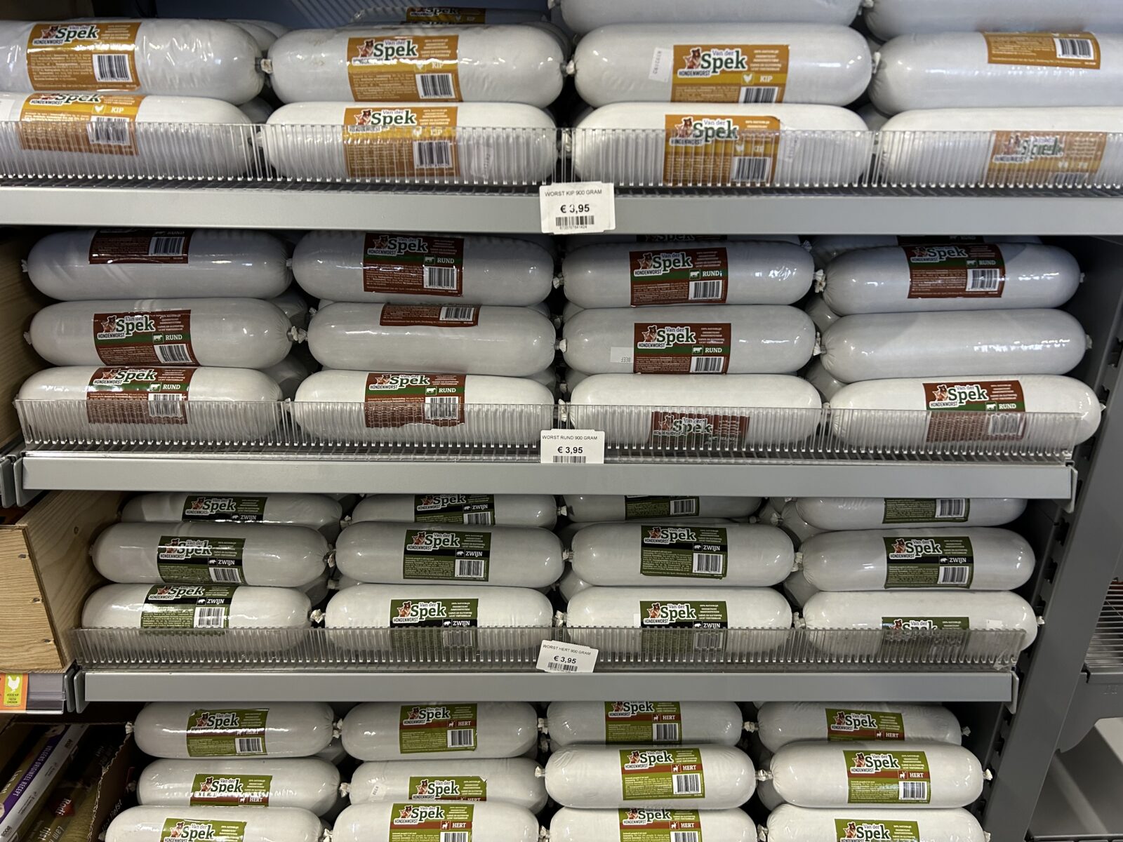 Afbeedling Spek hondenworst (900gr.) - Spekvoordeel.nl