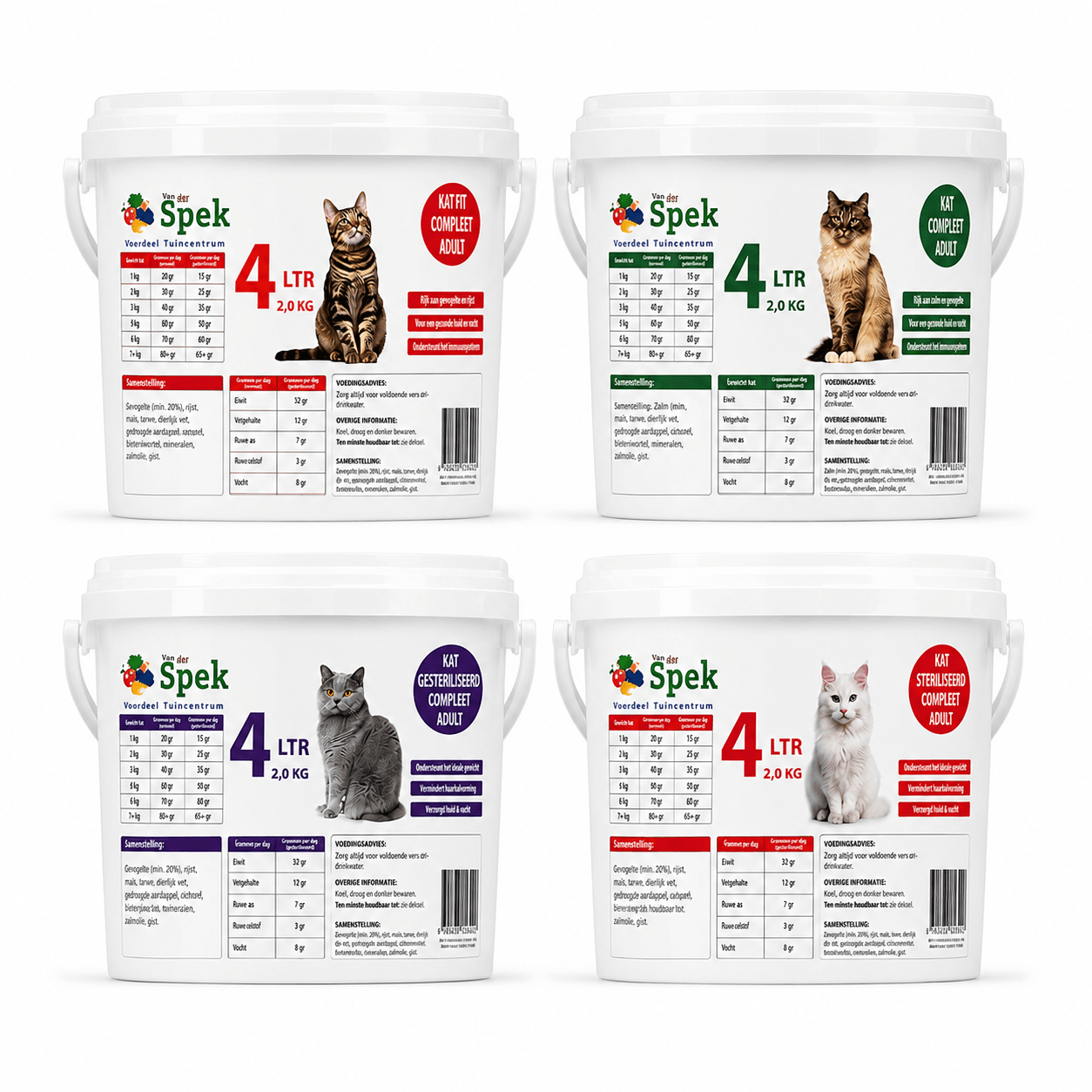 Spek kattenbrokken | Compleet Adult