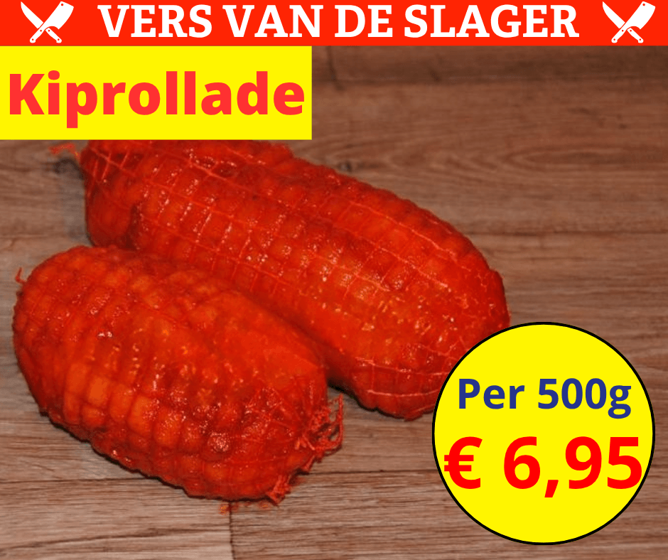 Vers van de slager: Kiprollade