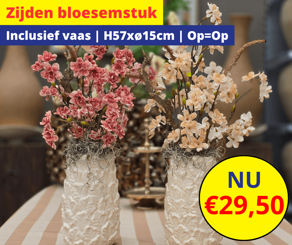 Zijden bloesemstuk