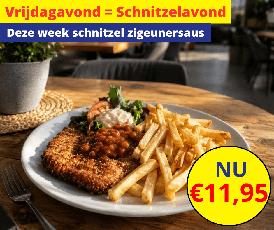 Vrijdagavond = Schnitzelavond
