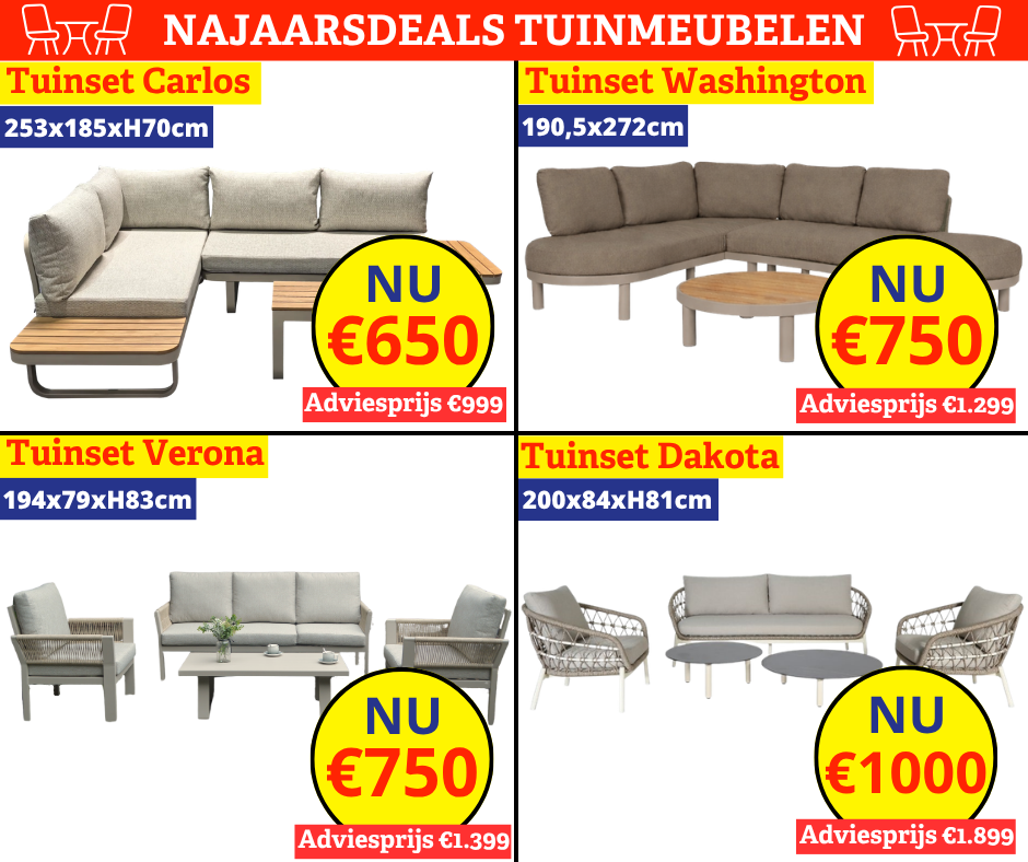 Najaarsdeals Tuinmeubelen